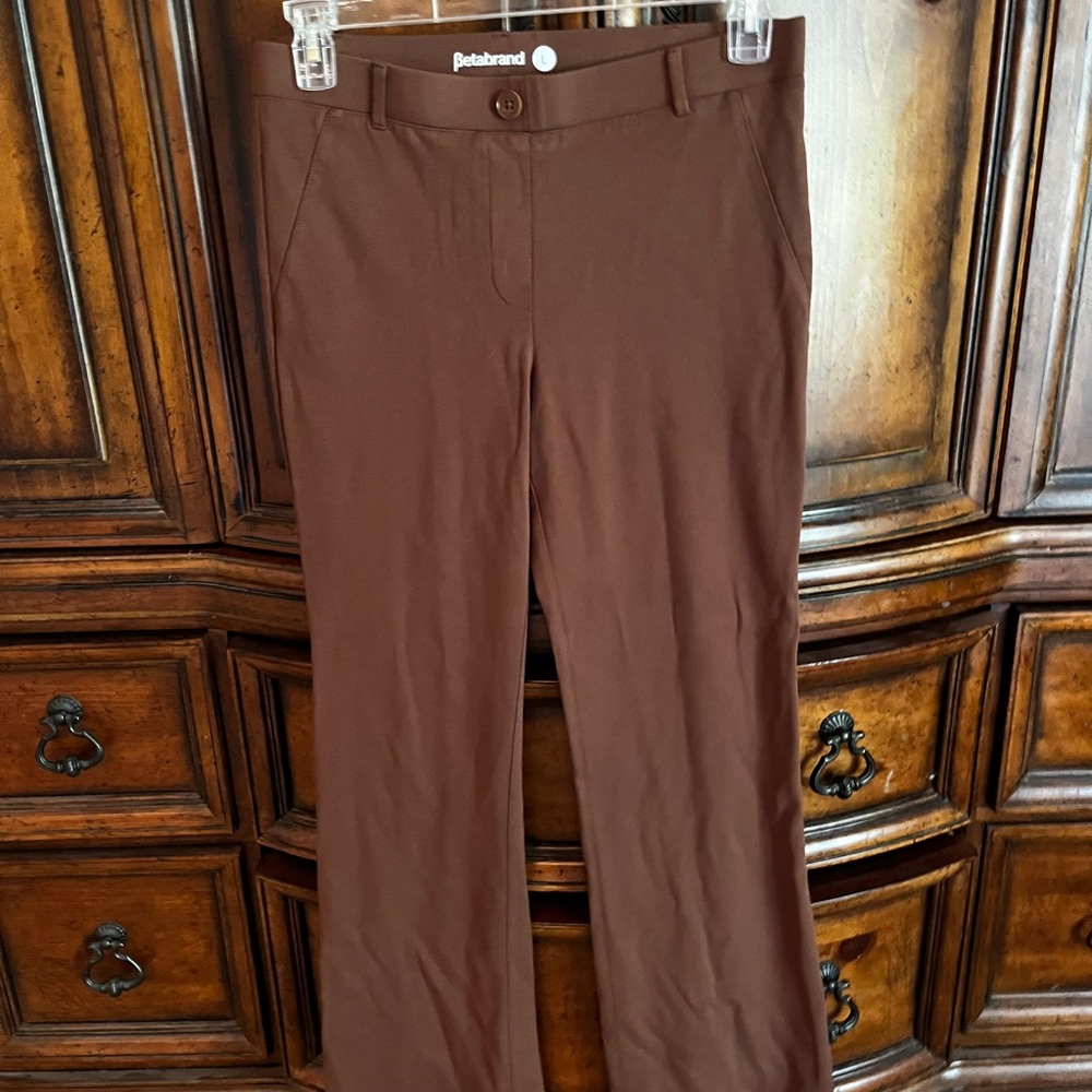 Betabrand Chocolate Trousers